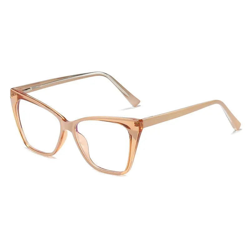 Oversized Cat Eye Blue Light Glasses - Blue Light Non Prescription Glasses, Blue Light Glasses Women, Blue Light Blocking Glasses