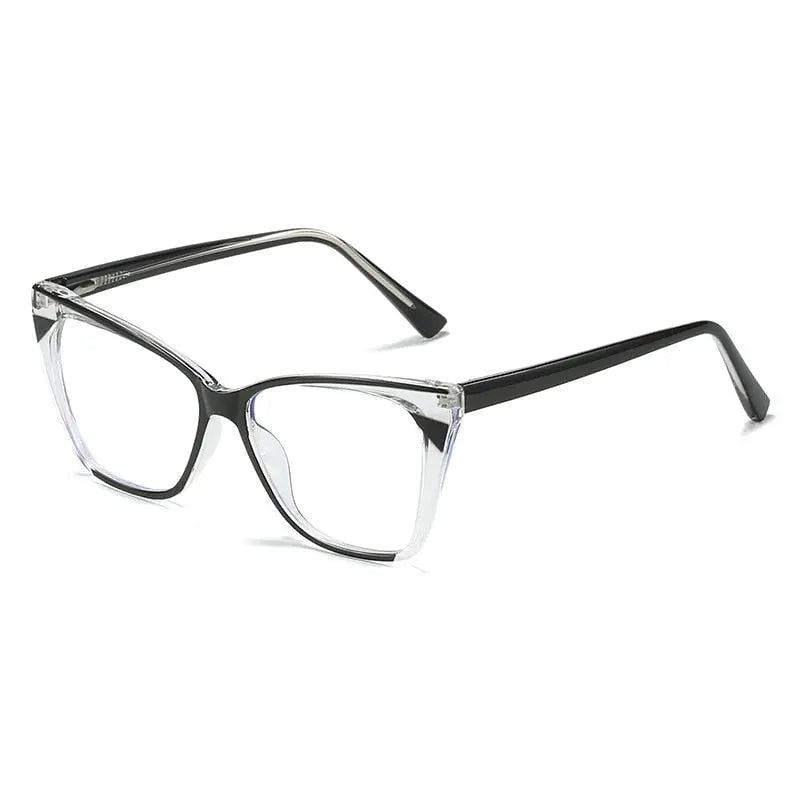 Oversized Cat Eye Blue Light Glasses - Blue Light Non Prescription Glasses, Blue Light Glasses Women, Blue Light Blocking Glasses