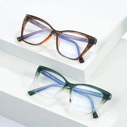 Oversized Cat Eye Blue Light Glasses - Blue Light Non Prescription Glasses, Blue Light Glasses Women, Blue Light Blocking Glasses