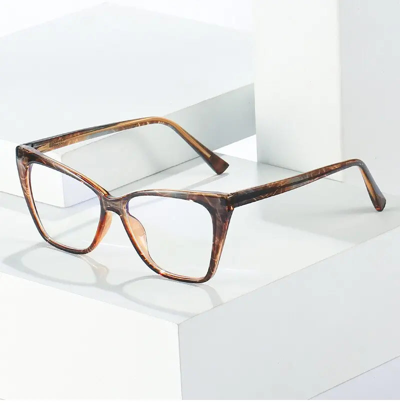 Oversized Cat Eye Blue Light Glasses - Blue Light Non Prescription Glasses, Blue Light Glasses Women, Blue Light Blocking Glasses