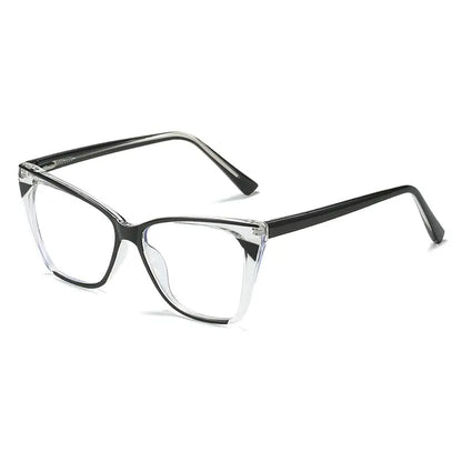 Oversized Cat Eye Blue Light Glasses - Blue Light Non Prescription Glasses, Blue Light Glasses Women, Blue Light Blocking Glasses